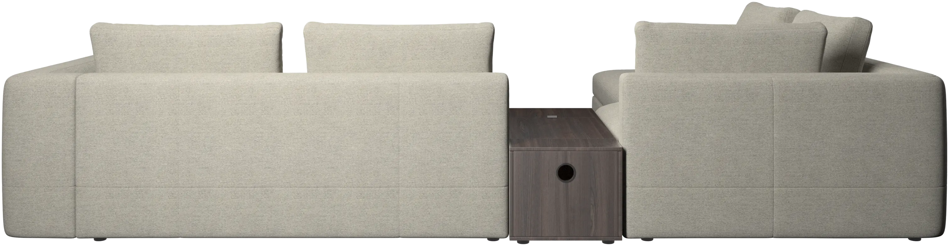 BoConcept Bergamo ソファ ① Bergamo sofa with round lounging unit,ライト | sofa
